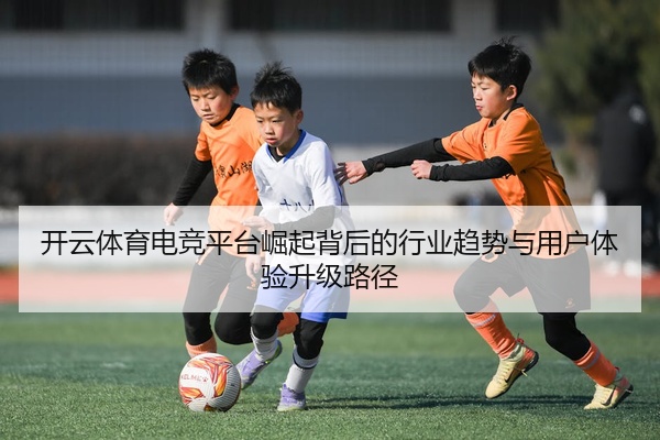 开云体育电竞平台崛起背后的行业趋势与用户体验升级路径