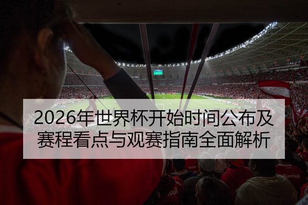 2026年世界杯开始时间公布及赛程看点与观赛指南全面解析